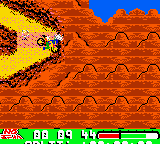 No Fear Downhill Mountain Bike Racing screenshot 3 for GameBoy Color